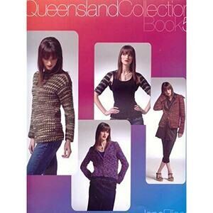 New 2006 Queensland Collection Jane Ellison Knitting Pattern Book #5 36 pages